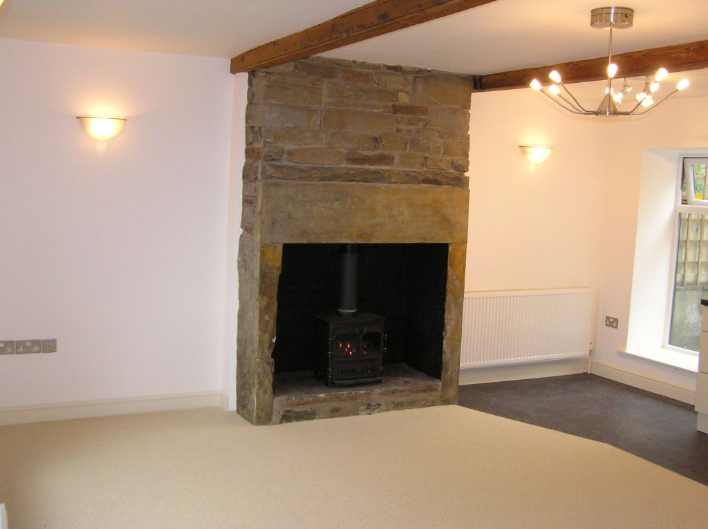 traditional solid fuel fireplace